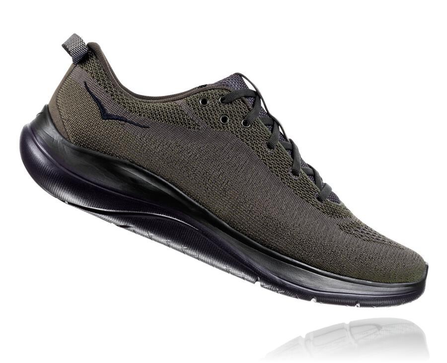 Tenis Hoka One One Hombre Marrom - Hupana Flow - TALQ24075